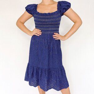 Ellen Weaver Women's Multicolor Sun Dress Size L